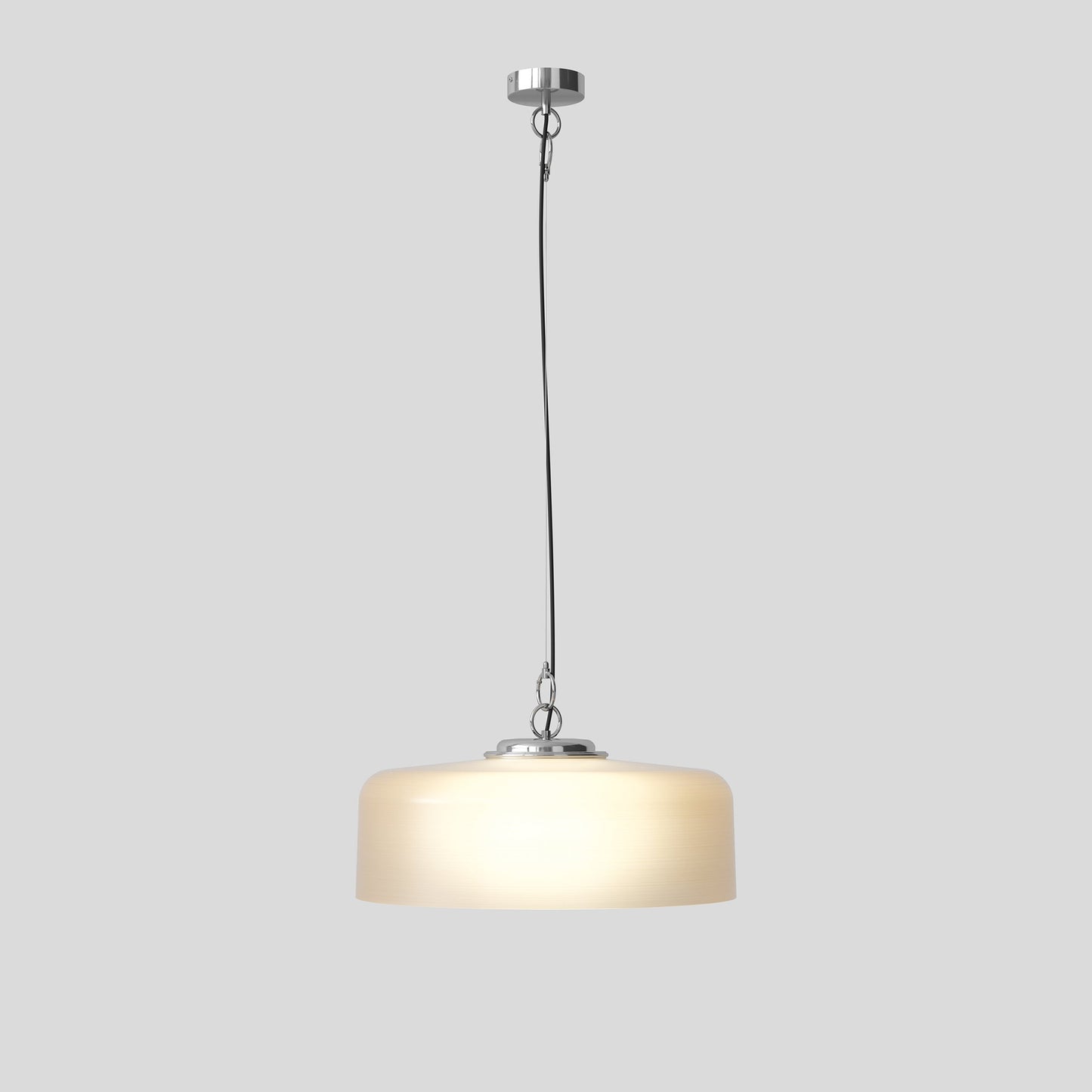 Suspension Lamp Model 2050 by Astep #Wire Suspension / Pearl Diffuser