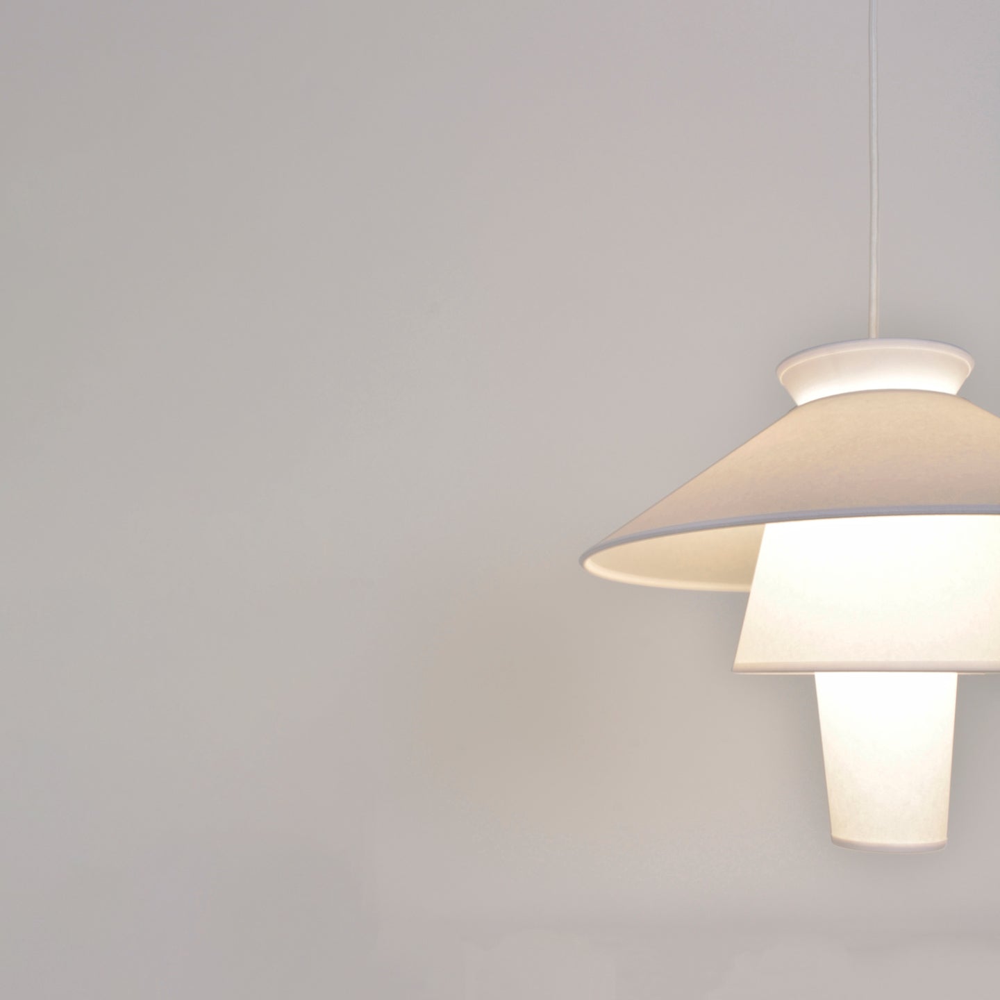 Pendant Lamp Ruche S by Market Set #White