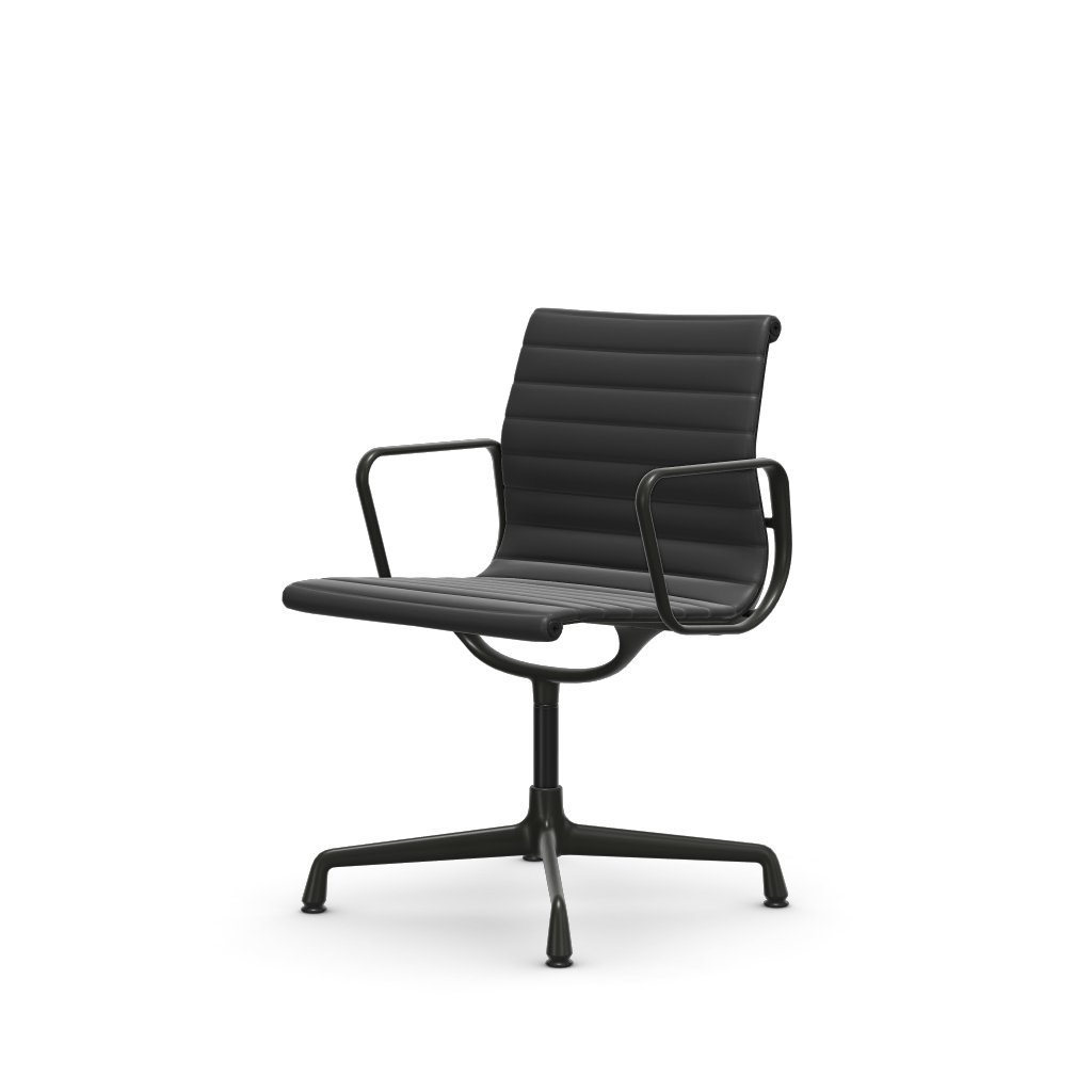 Aluminium Chairs EA 104 swivel – Dine (Cover material - Fabric Leather)