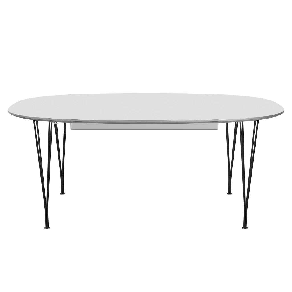 SUPERELLIPSE™ - B619, Extendable Dining Table, 180-300 x 120 cm (Table Height - 72 cm) by Fritz Hansen