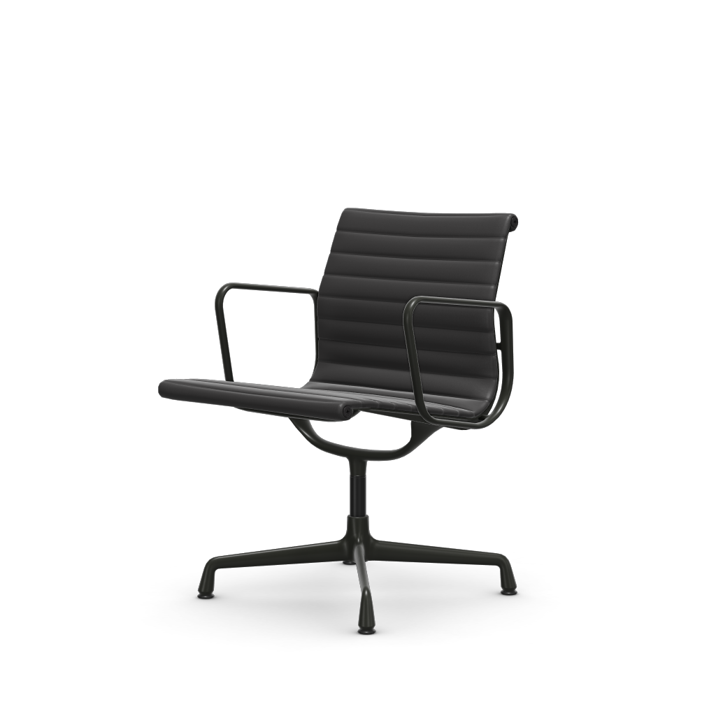 Aluminium Chairs EA 108 swivel – Conference (Cover material - Fabric Leather)