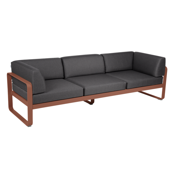 BELLEVIE 3-SEATER CLUB SOFA by Fermob