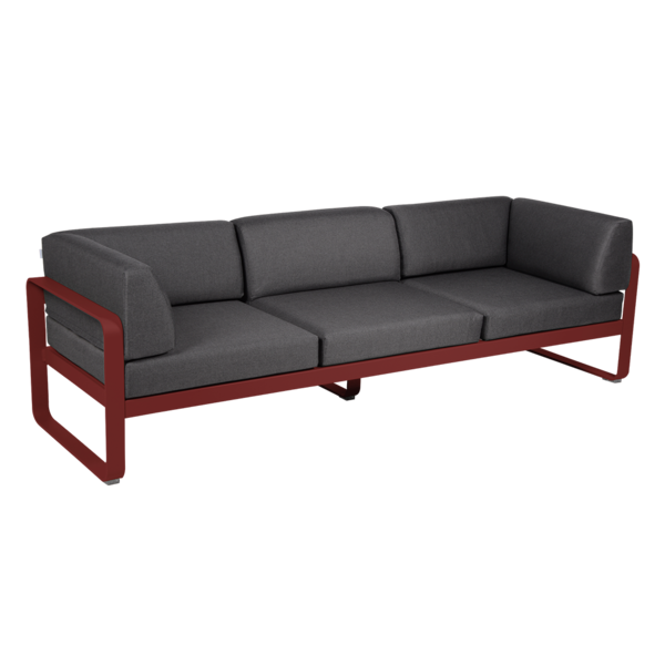 BELLEVIE 3-SEATER CLUB SOFA by Fermob