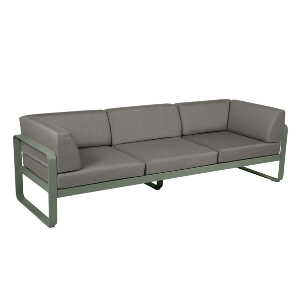 BELLEVIE 3-SEATER CLUB SOFA by Fermob