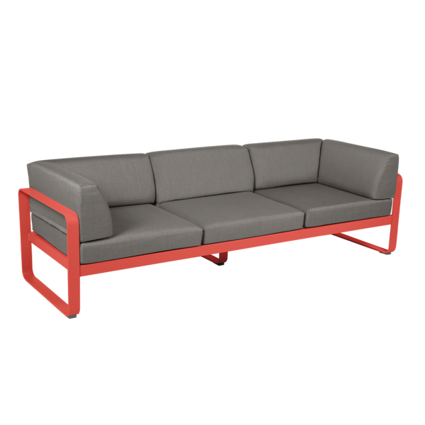 BELLEVIE 3-SEATER CLUB SOFA by Fermob