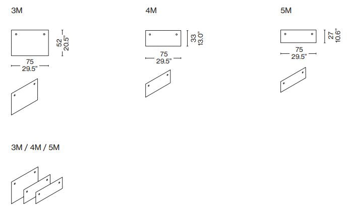 NUAGE ADDITIONAL SLIDING DOORS FOR BL