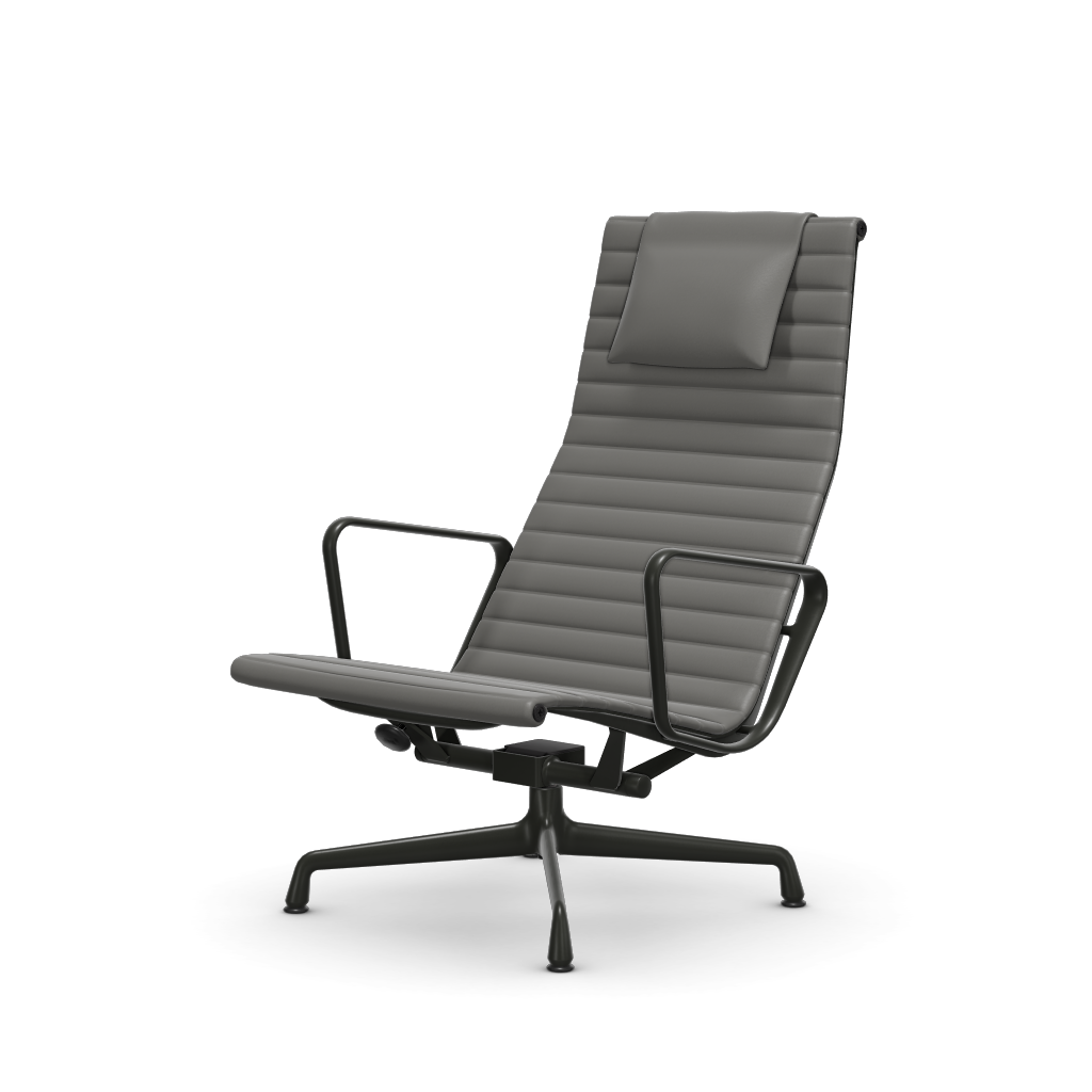 Aluminium Chair EA 124 – Lounge (Cover material - Fabric Leather)