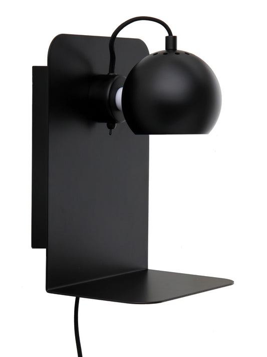 Ball Wall Lamp with USB by Frandsen #Matt Black
