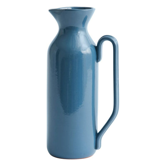 Barro jug by HAY #tall, dark blue #