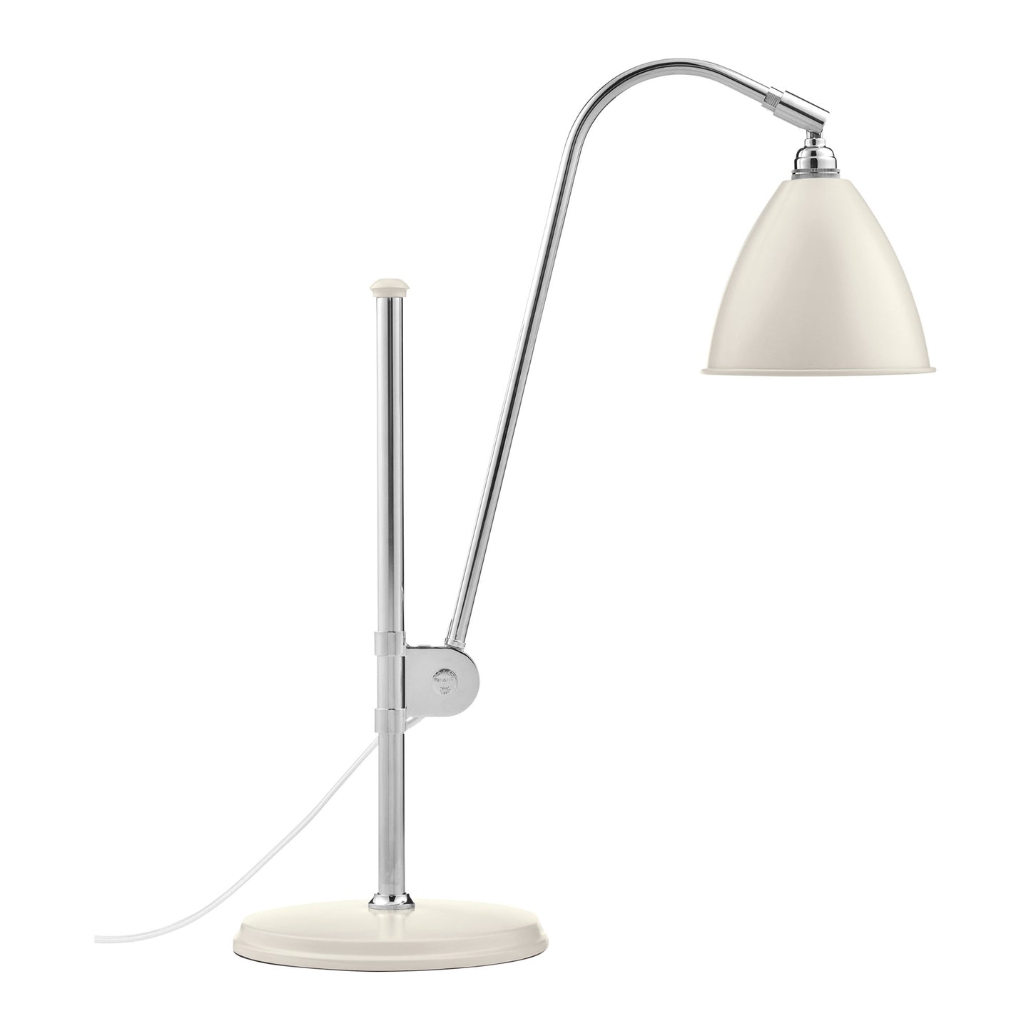 Bestlite BL1 Table Lamp by GUBI #Chrome / Matte white