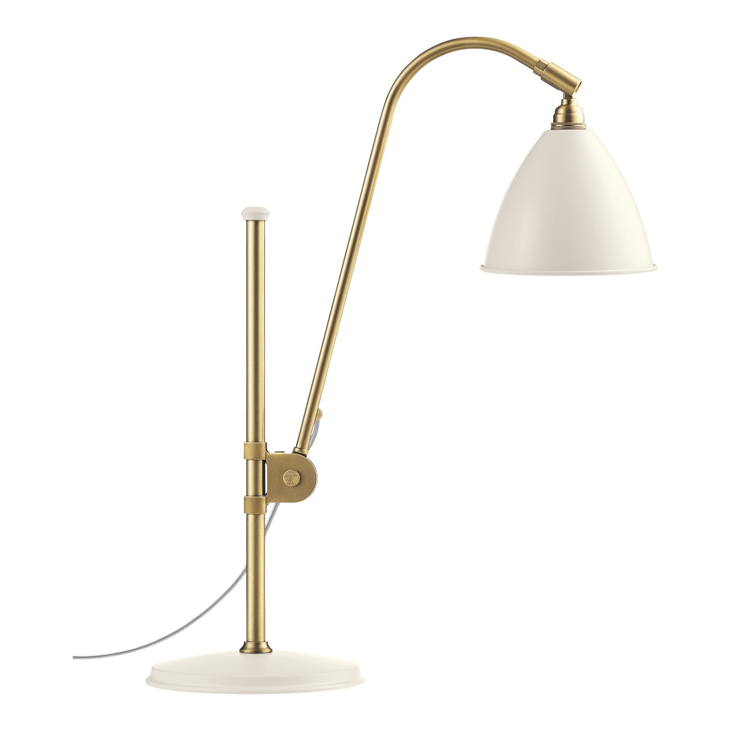 Bestlite BL1 Table Lamp by GUBI #Brass / Matte white