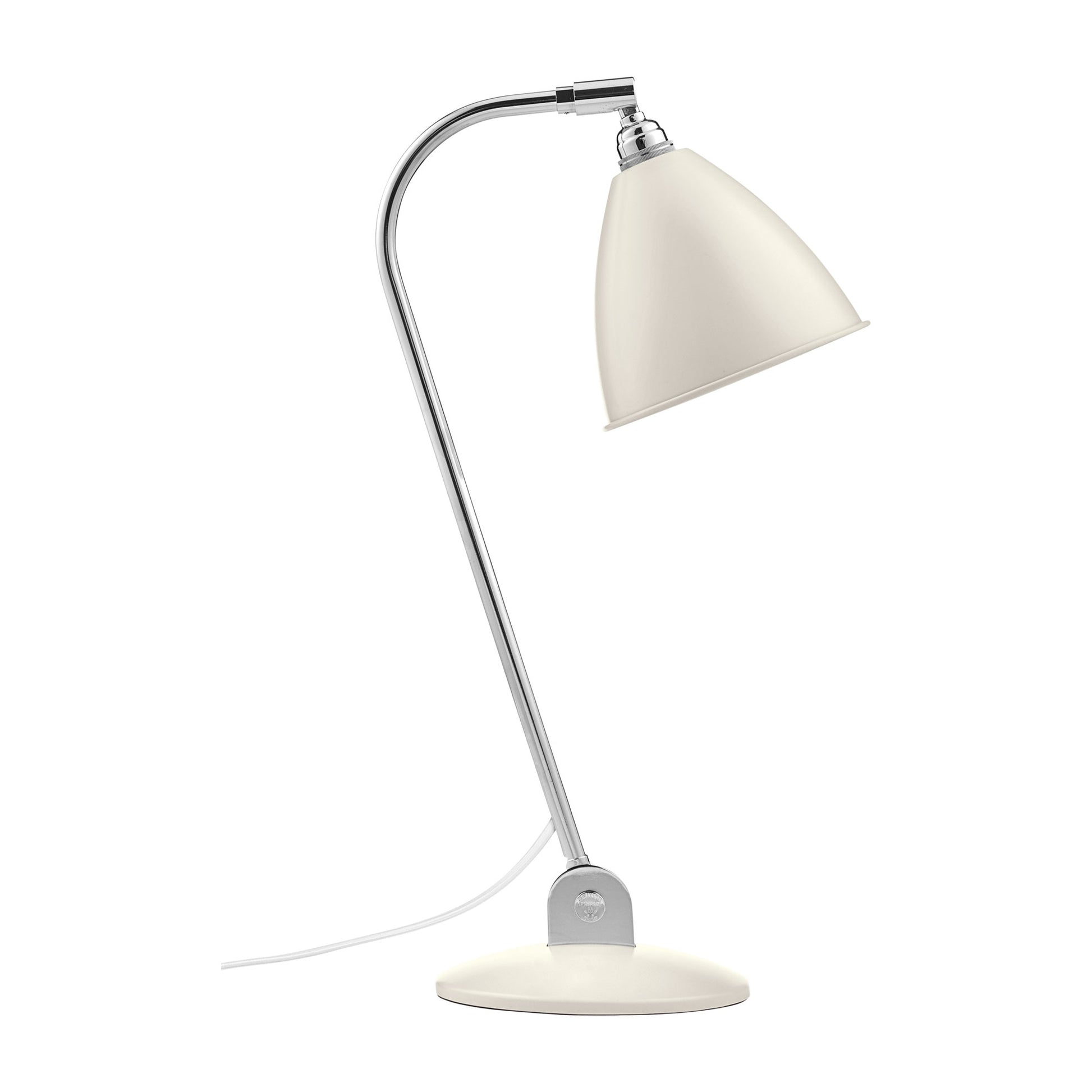 Bestlite BL2 Table Lamp by GUBI #Chrome / Matte white