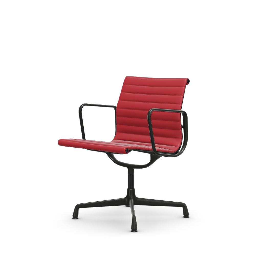 Aluminium Chairs EA 108 swivel – Conference (Cover material - Fabric Leather)