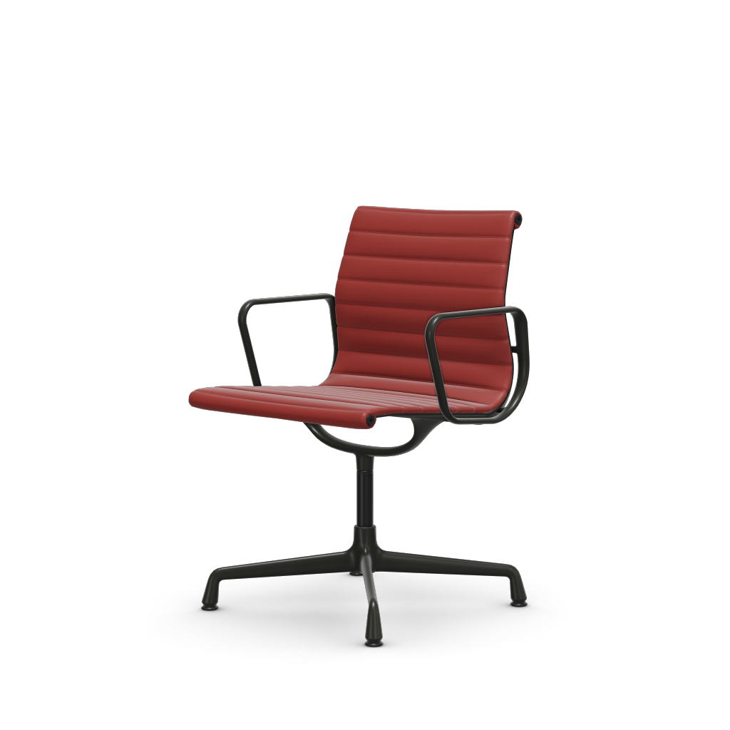 Aluminium Chairs EA 104 swivel – Dine (Cover material - Fabric Leather)