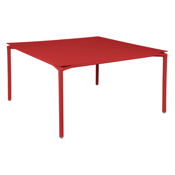 Calvi Table 140 X 140 Cm by Fermob #POPPY