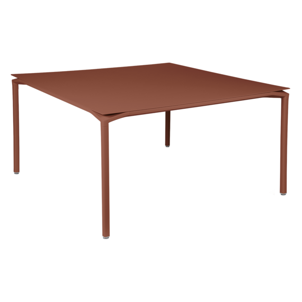 Calvi Table 140 X 140 Cm by Fermob #RED OCHRE