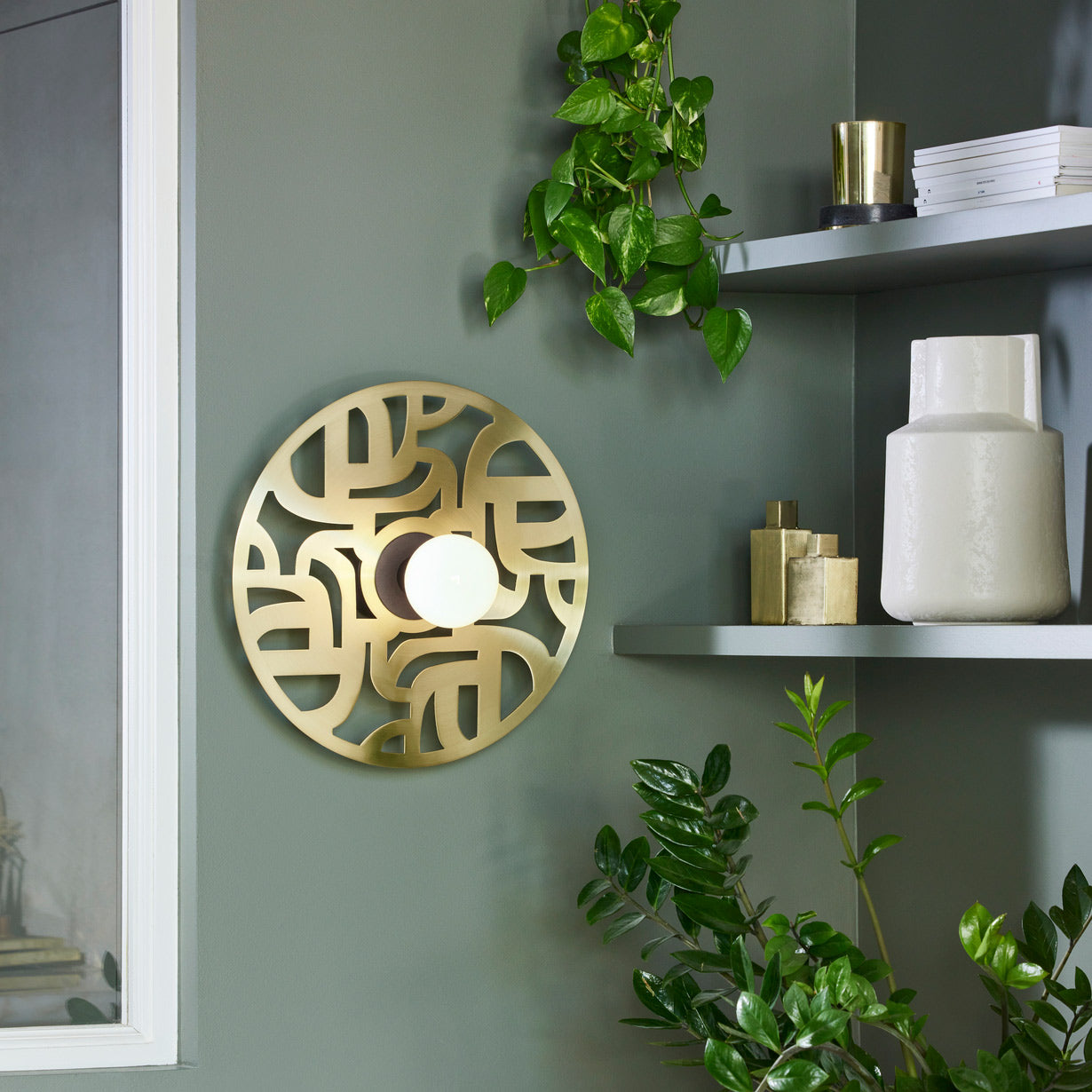 Wall Lamp Labyrinthe by Market Set #Brass