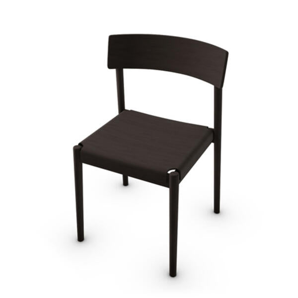 SCANDIA - Open back solid wood chair by Calligaris