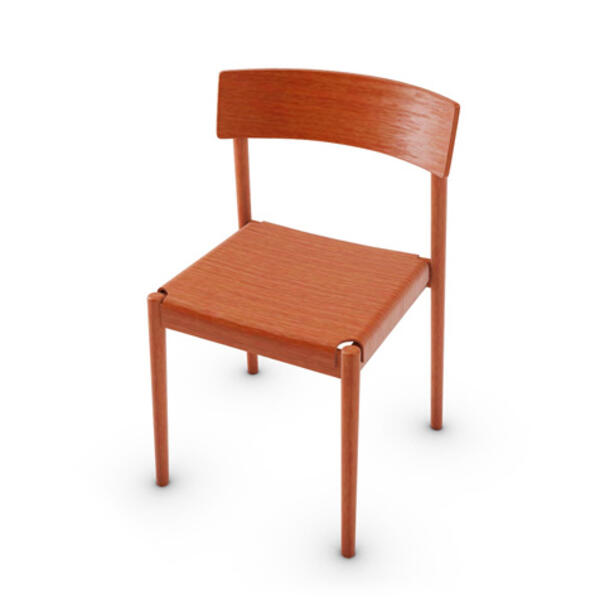 SCANDIA - Open back solid wood chair by Calligaris