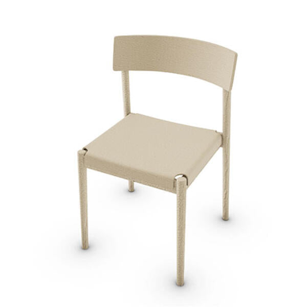 SCANDIA - Open back solid wood chair by Calligaris