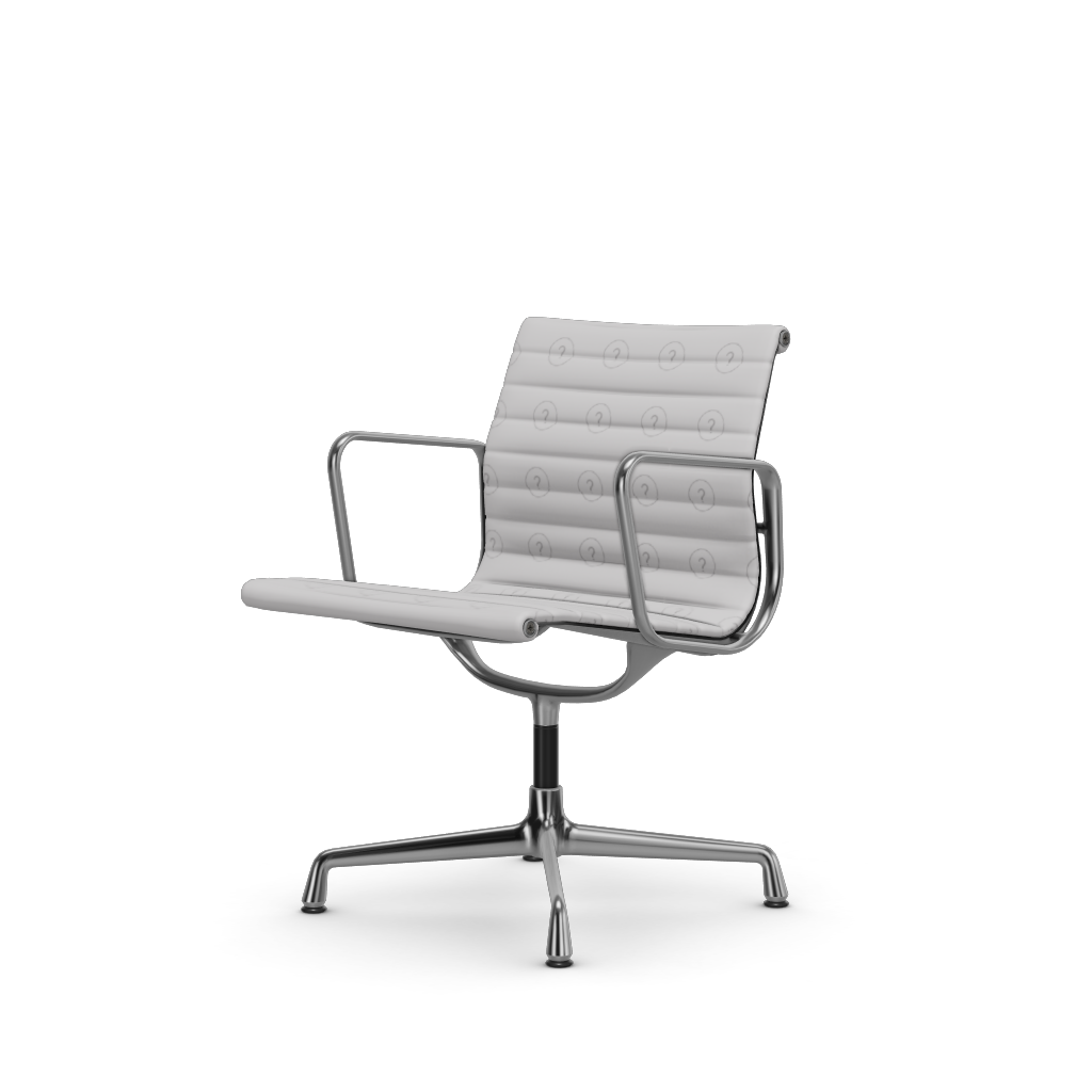 Aluminium Chairs EA 108 swivel – Conference (Cover material - Fabric Leather)