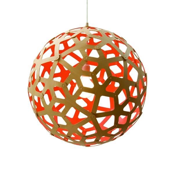 Coral Ø60 Pendant Lamp by David Trubridge #Red