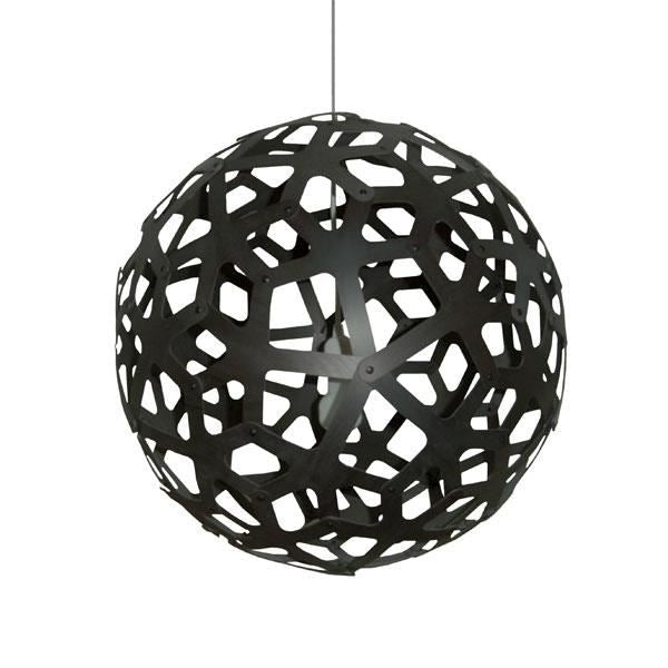 Coral Ø60 Pendant Lamp by David Trubridge #Black