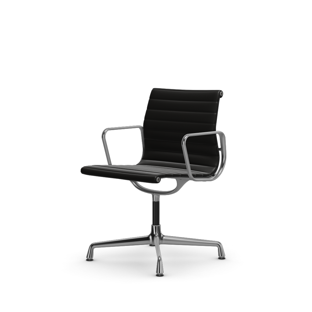 Aluminium Chairs EA 104 swivel – Dine (Cover material - Fabric Leather)