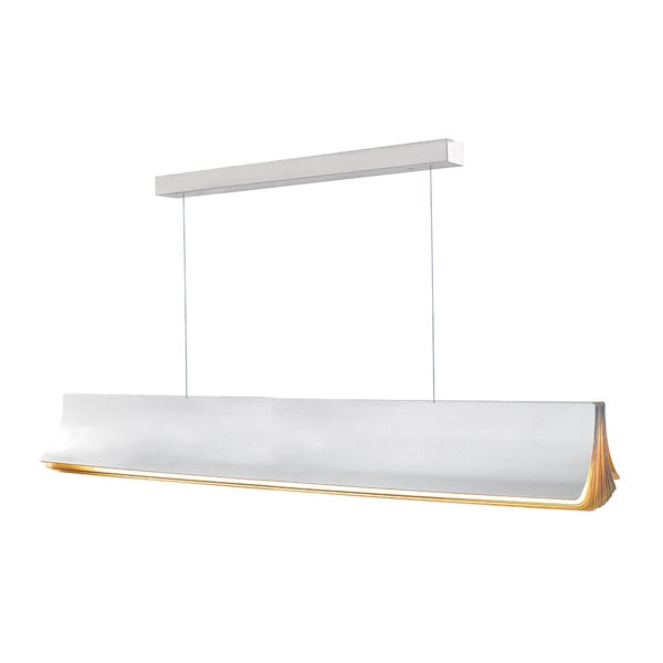 DCW Editions Respiro 1200 Pendant Lamp by DCW éditions #White / Gold