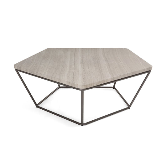 Chocolat - Low Marble Coffee Table by Natuzzi Italia #Marble | Athens Silver Cream