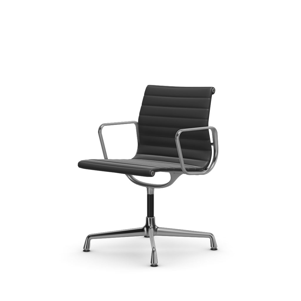 Aluminium Chairs EA 104 swivel – Dine (Cover material - Fabric Leather)