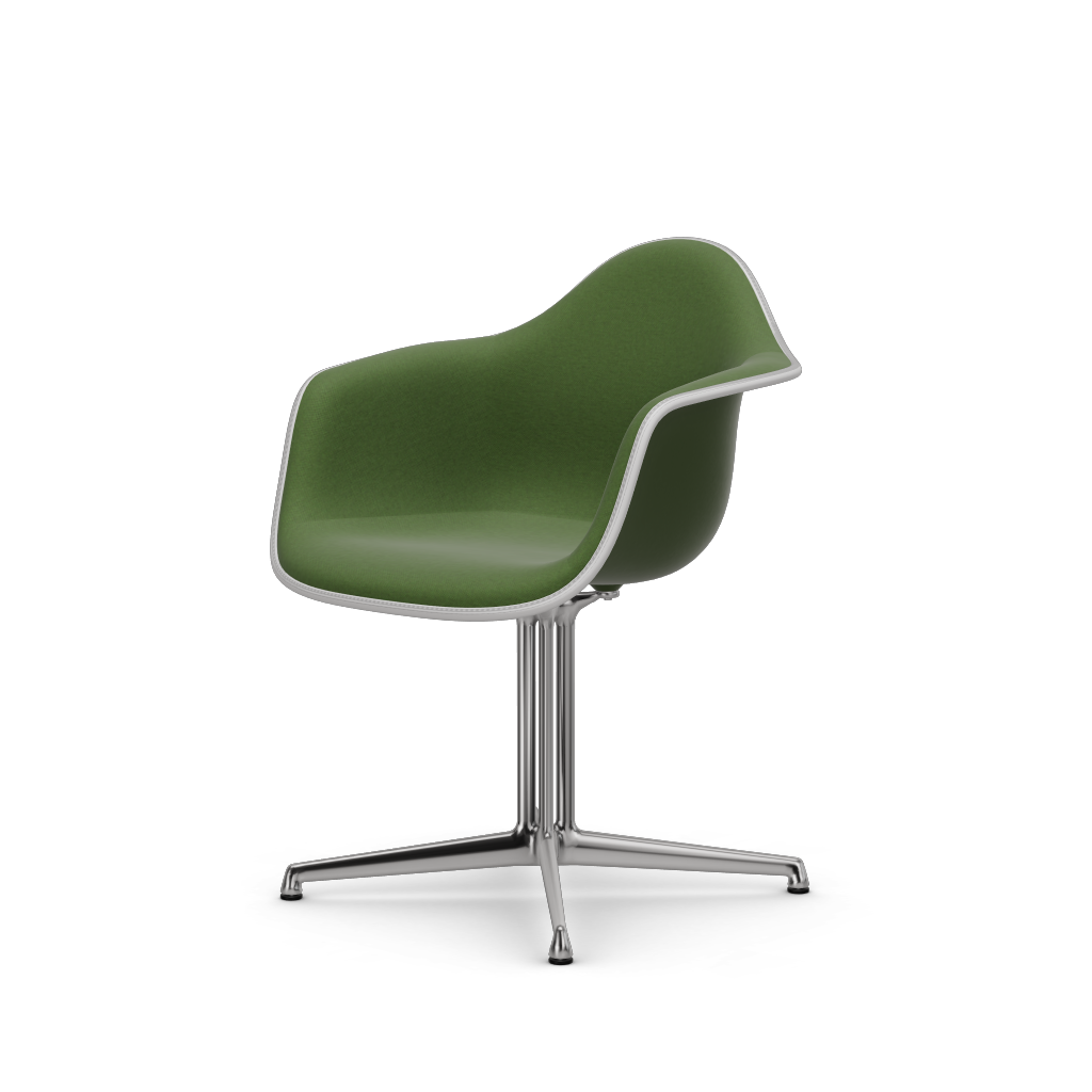 EAMES Plastic Armchair Dal (with Full Upholstery) (Color of Seat Shell -Forest) (Request)