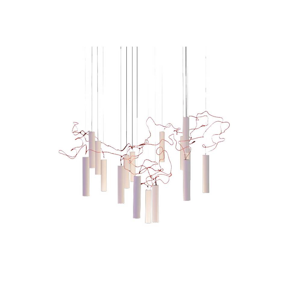 Simbiosi - Led Metal Pendant Lamp by Davide Groppi