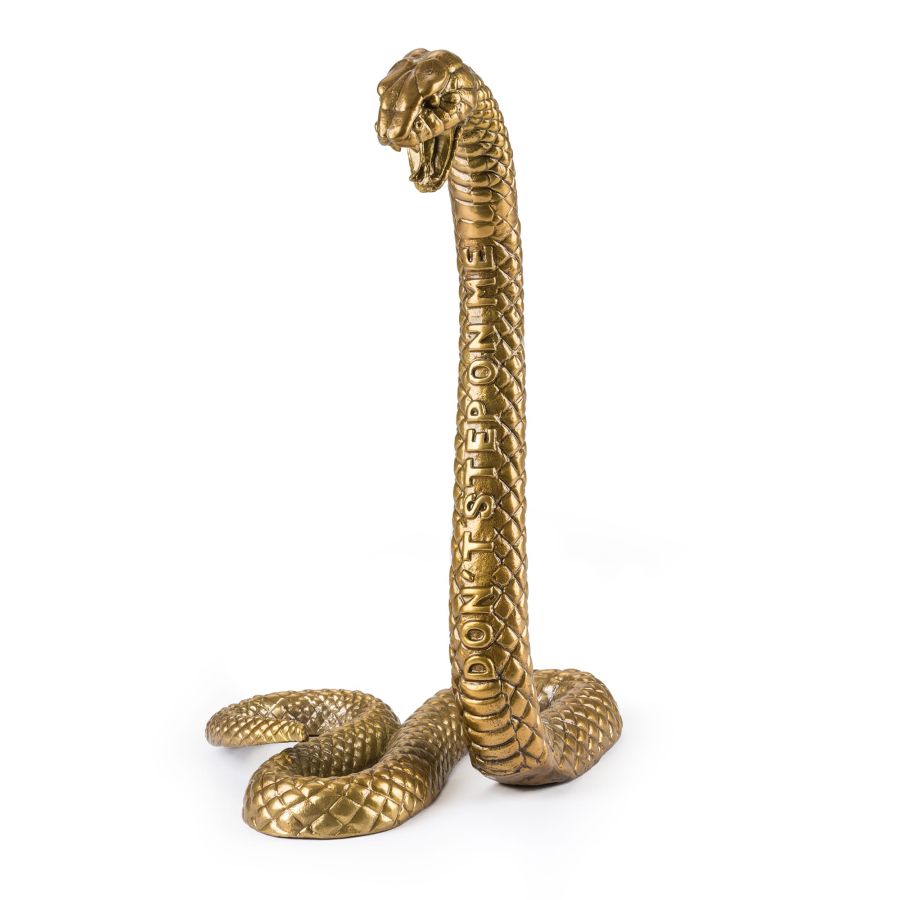 Aluminium Decorative Object Wunderkrammer Snake by Seletti