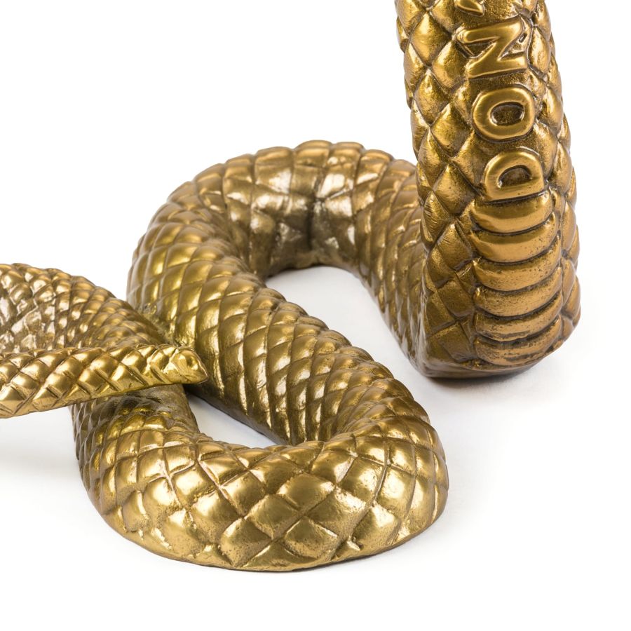 Aluminium Decorative Object Wunderkrammer Snake by Seletti