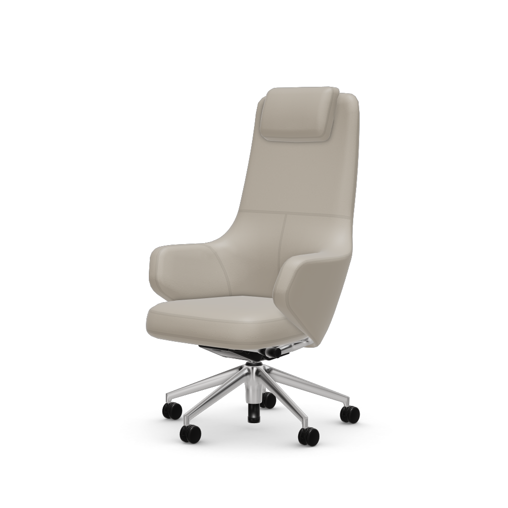 Grand Executive Highback by Vitra #Leather Premium F/clay