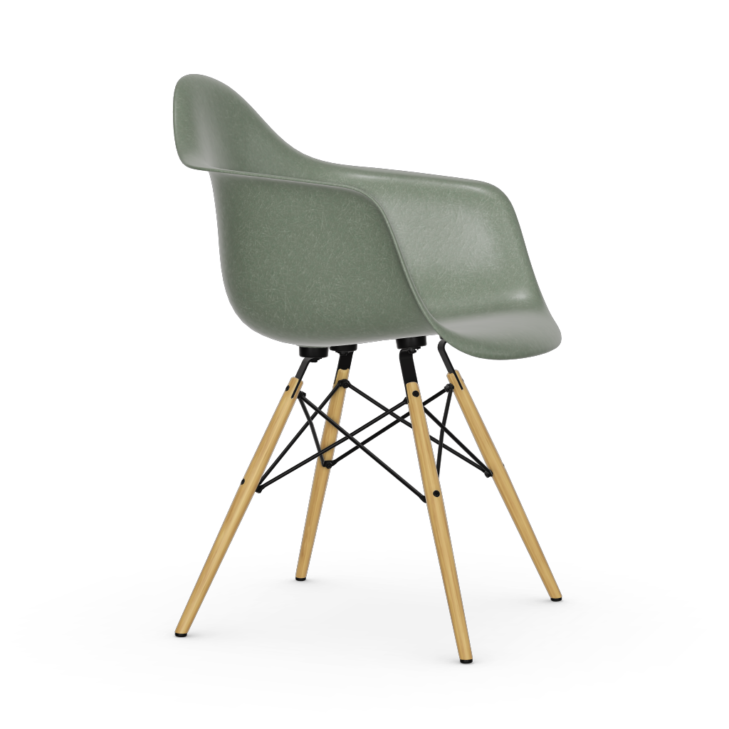 Eames Fiberglass Armchair DAW (without upholstery) by Vitra