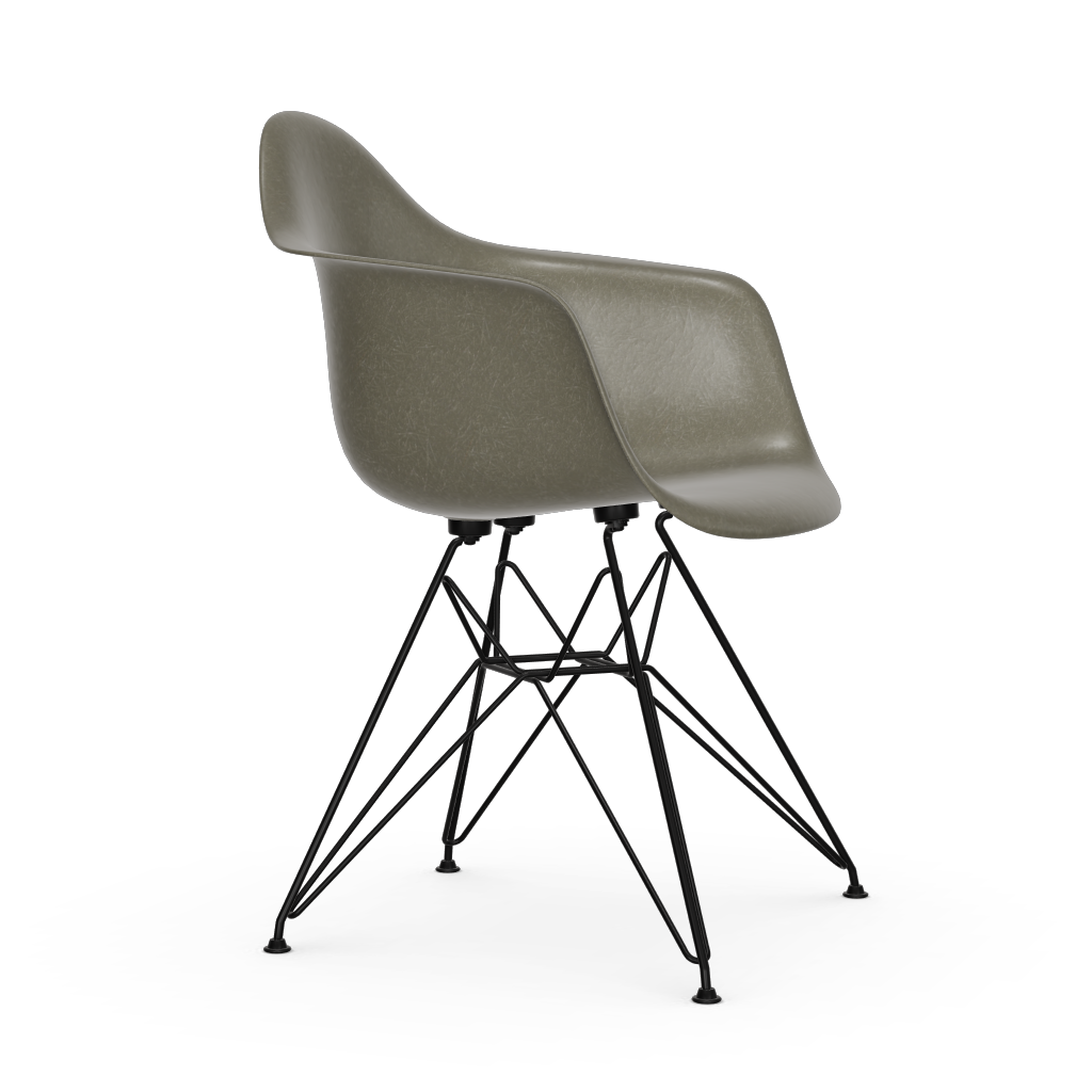 Eames Fiberglass Armchair DAR (without upholstery) by Vitra