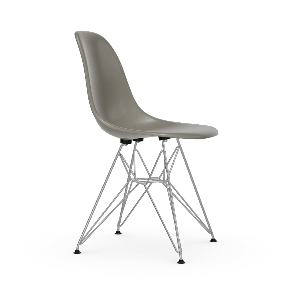 Eames Fiberglass Side Chair DSR (without upholstery) by Vitra