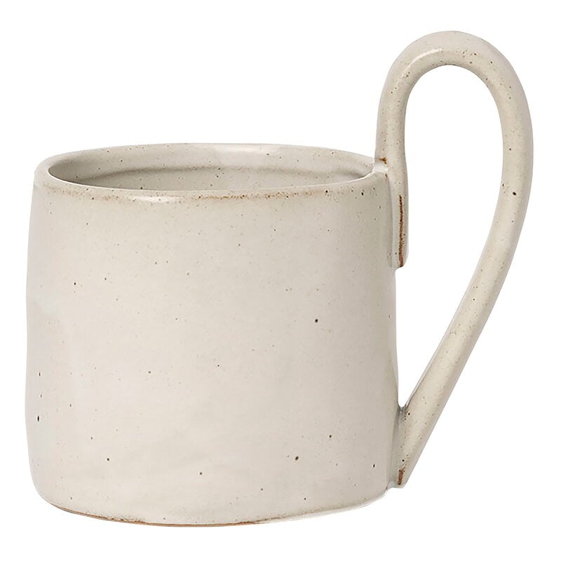 Flow mug by ferm LIVING #off - white speckle #