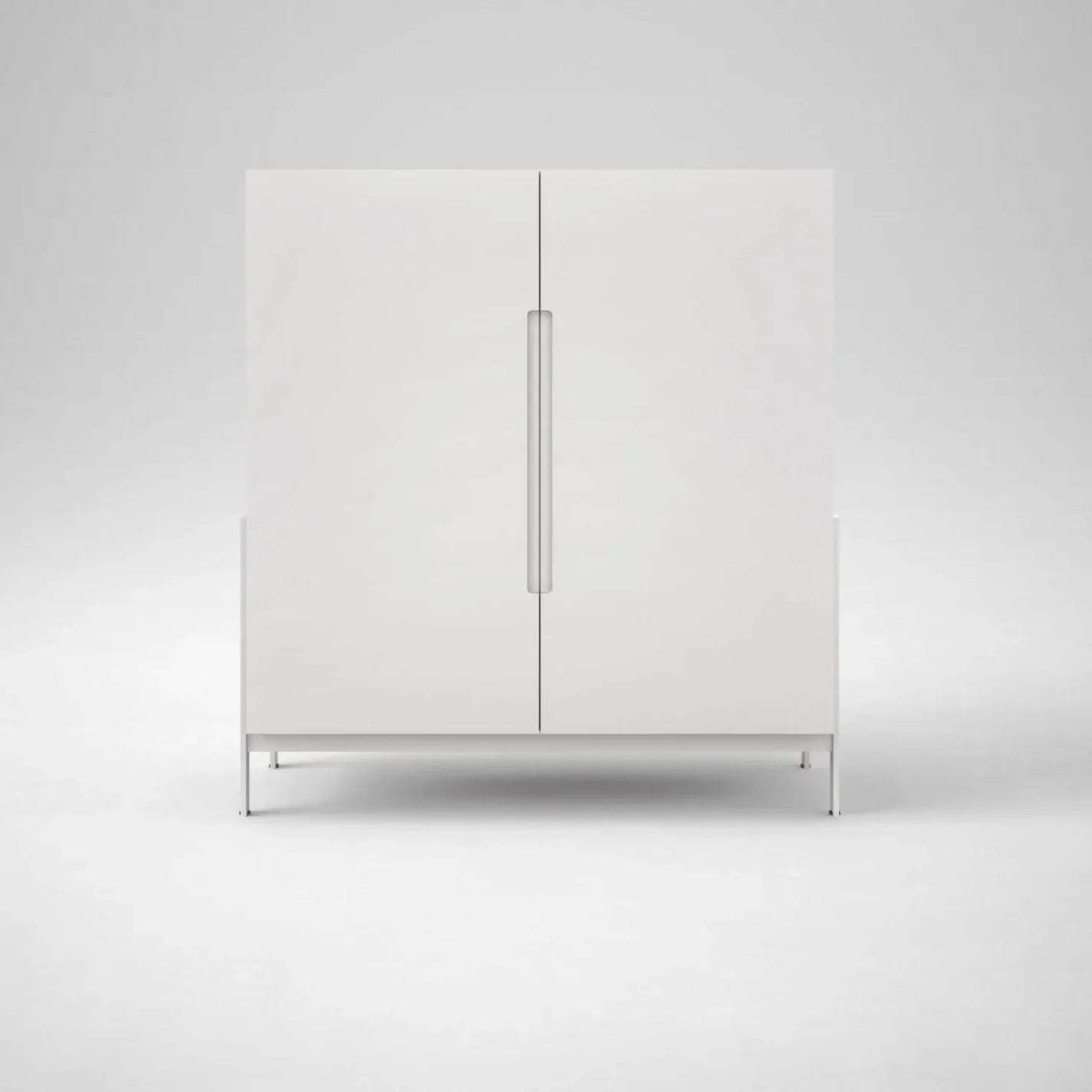 Float - Lacquered Highboard With Doors by Novamobili