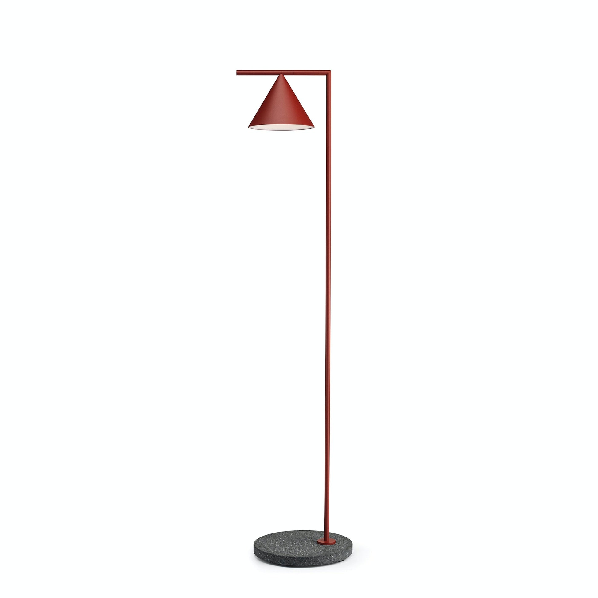 Captain Flint Outdoor Floor Lamp by Flos #Burgundy Red/Black Lava