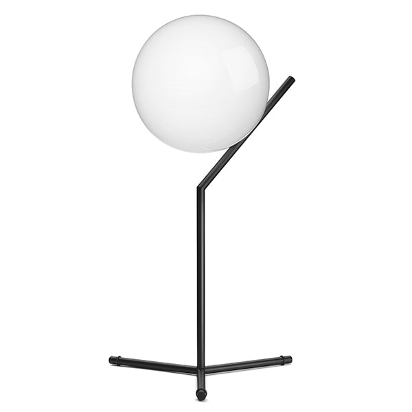IC T1 Tall Table Lamp by Flos #Black/ Oak