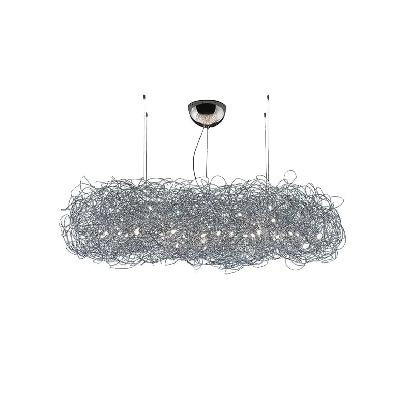 Fil De Fer Nuvola - Led Aluminium Pendant Lamp by Catellani & Smith