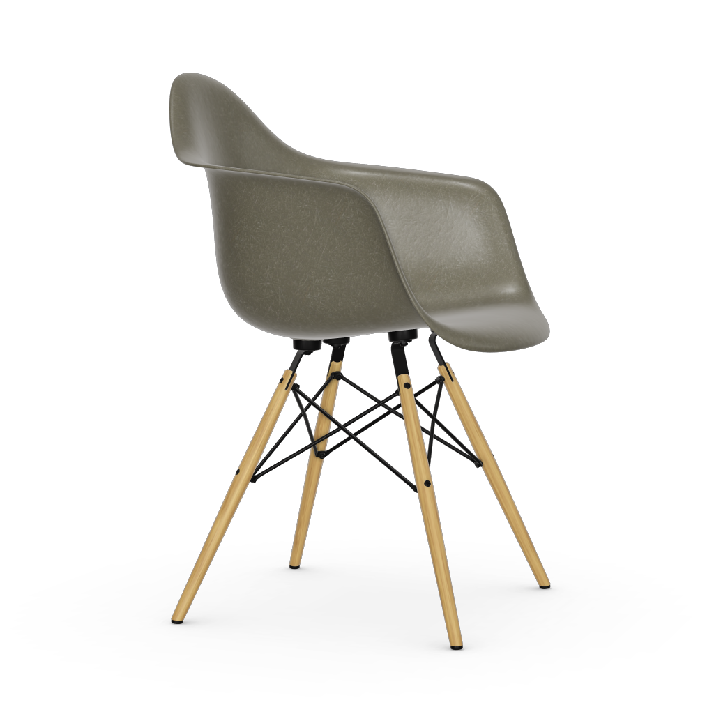 Eames Fiberglass Armchair DAW (without upholstery) by Vitra