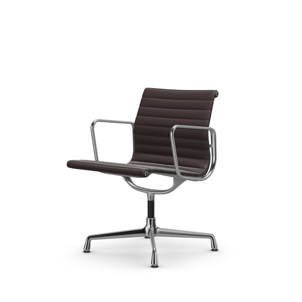 Aluminium Chairs EA 108 swivel – Conference (Cover material - Fabric Leather)