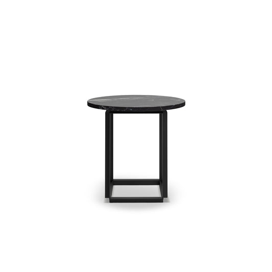 Florence Coffee Table Ø50 by NEW WORKS #Black Marquina Marble