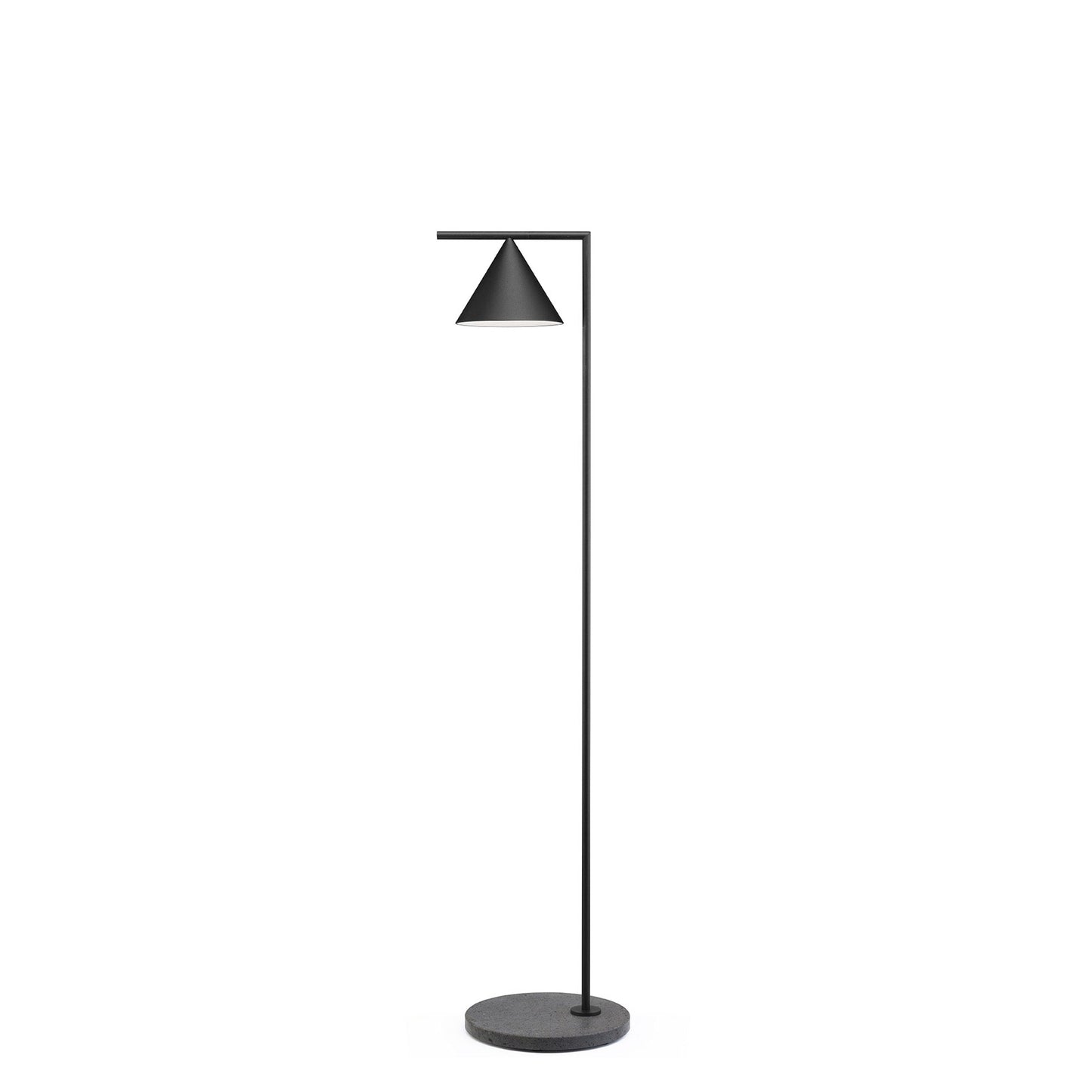 Captain Flint Outdoor Floor Lamp by Flos #Black/Black Lava