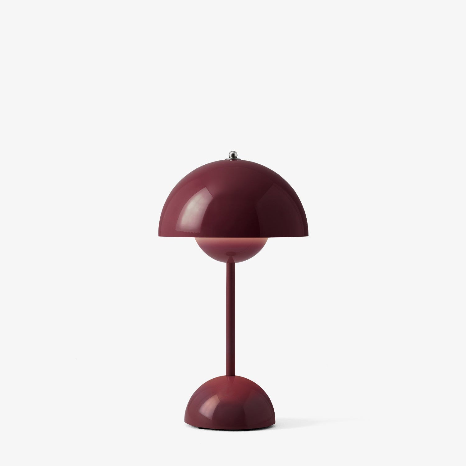 Flowerpot Portable Table Lamp Vp9 by &Tradition #Dark Plum