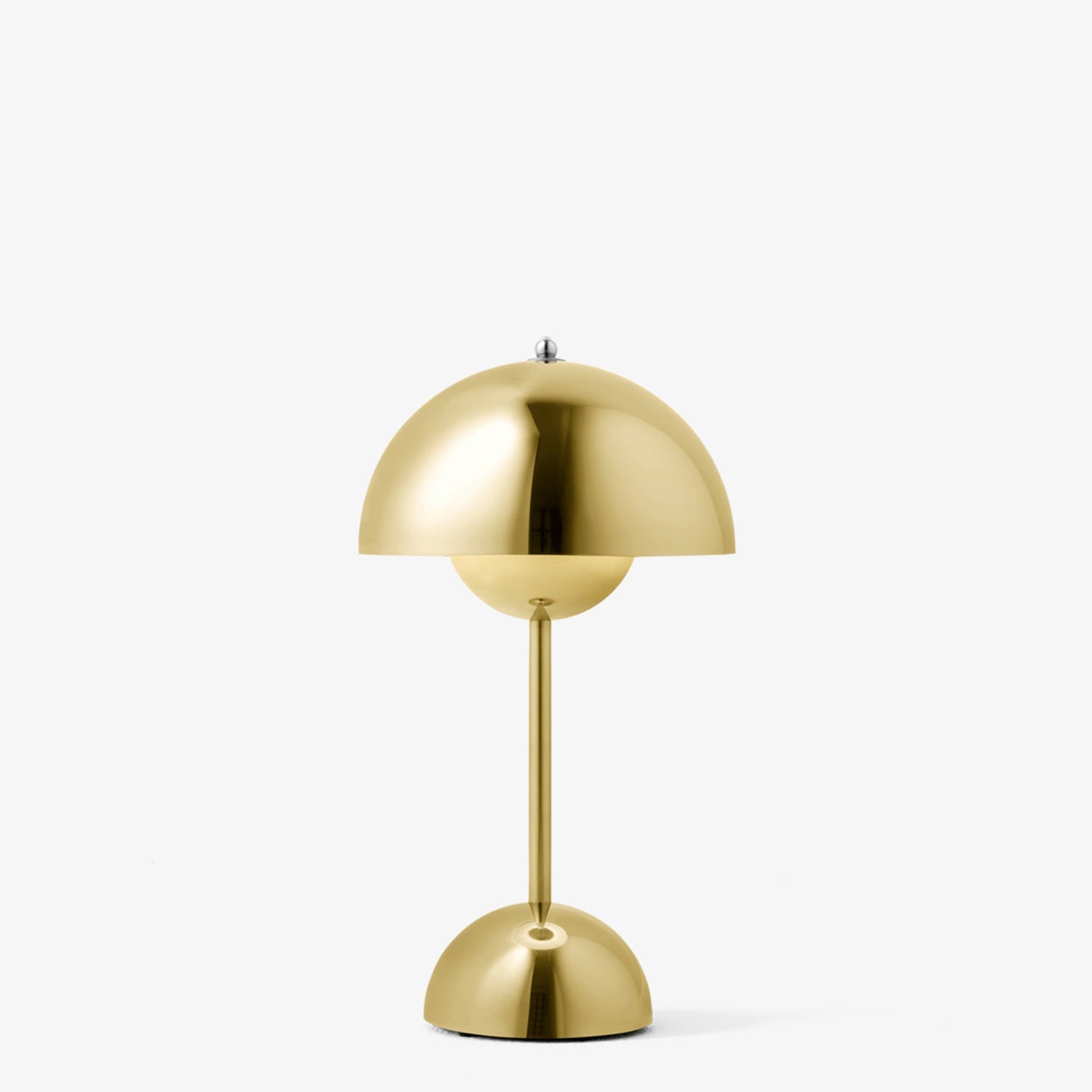 Flowerpot Portable Table Lamp Vp9 by &Tradition #Brass-Plated